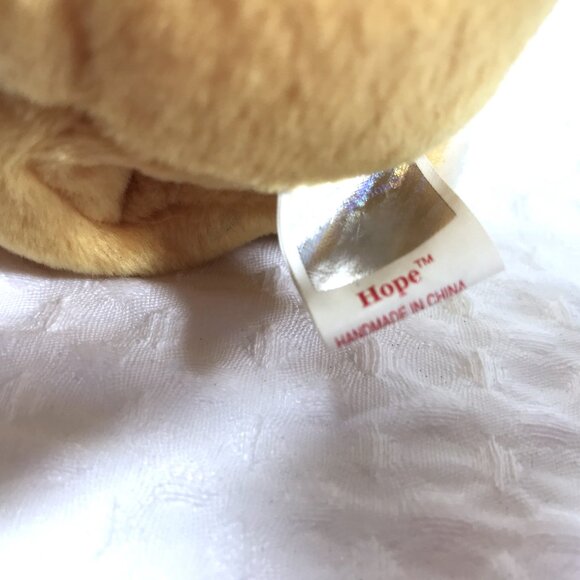 5/$25 Vintage Plush Praying Bear TY Beanie Babies 1999 Hope - Picture 7 of 8